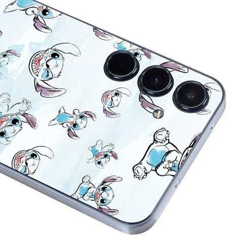 Disney Lilo and Stitch Pattern Galaxy A35 5G Skin